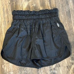 Free People Black Athletic Shorts